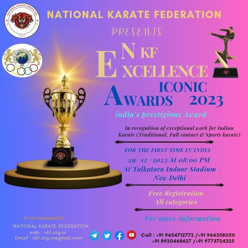 NKF EXCELLENCE ICONIC AWARDS 2023 National Karate Federation
